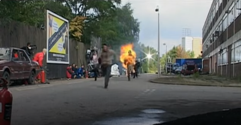 Image BTS du film 28 jours plus tard 